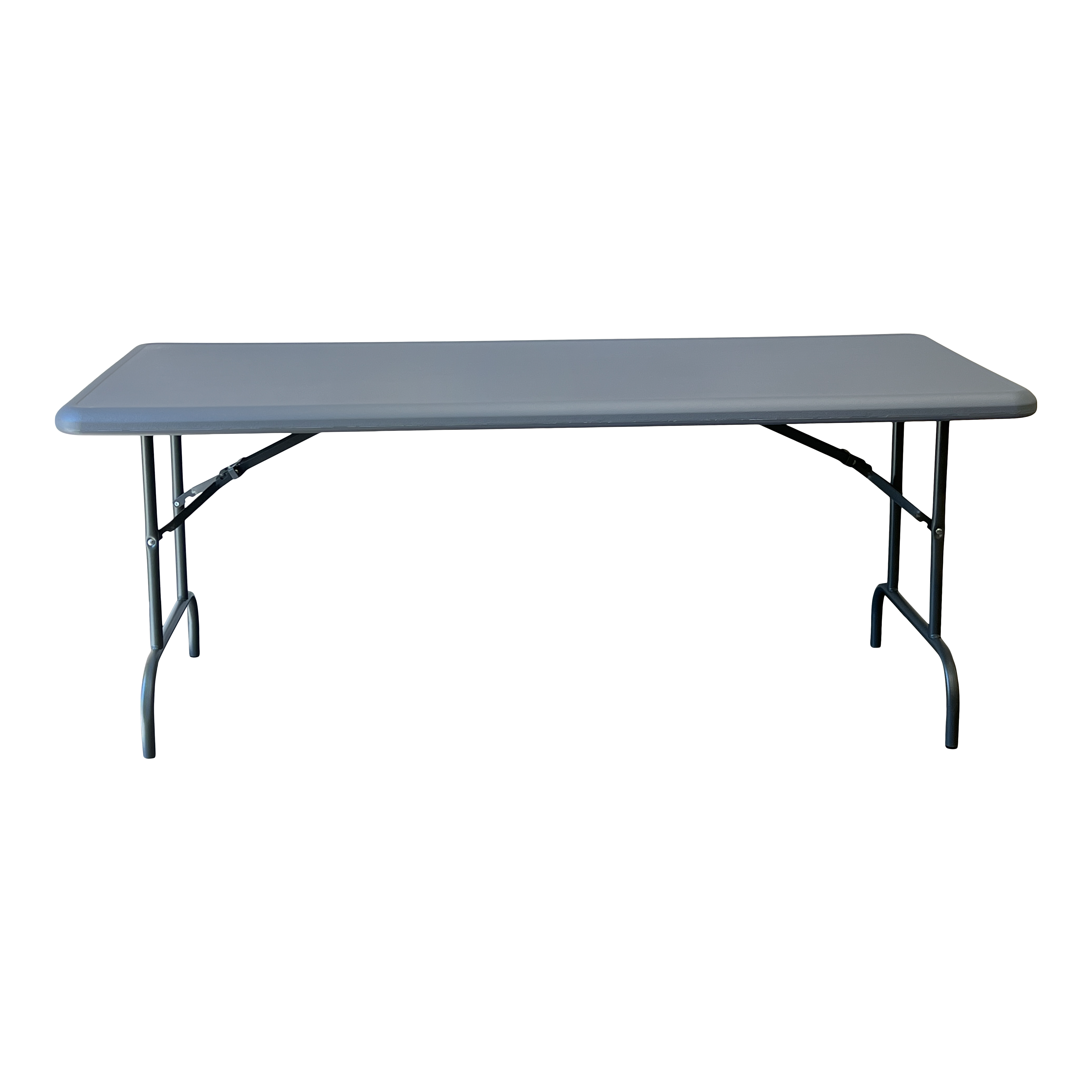 A picture of a charcoal folding table.